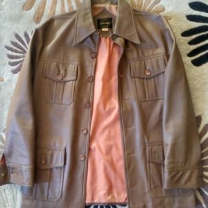 Leather jacket size m